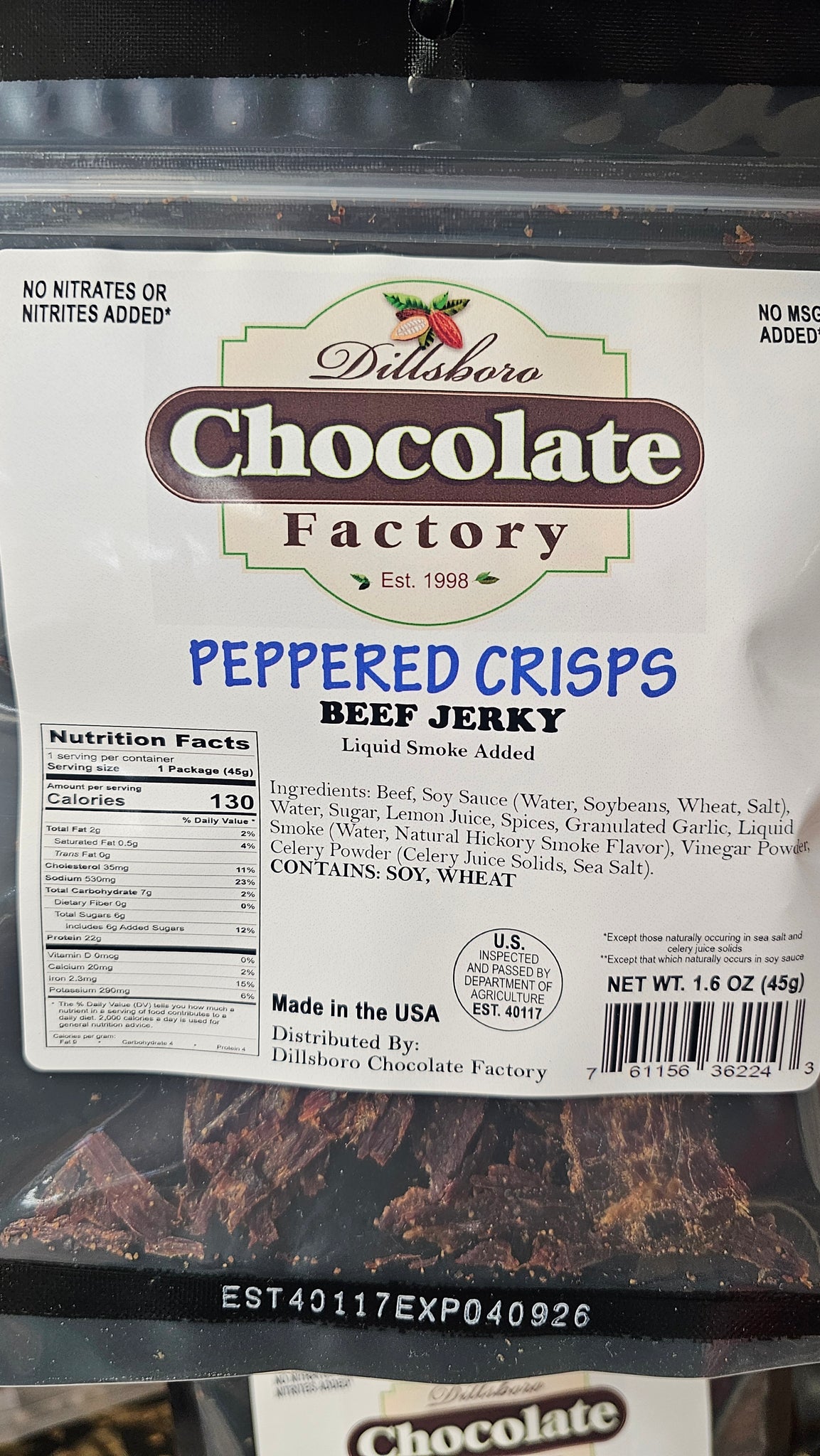 Peppered Crisps Jerky