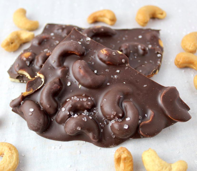 Dark Sea Salt Cashew Bark